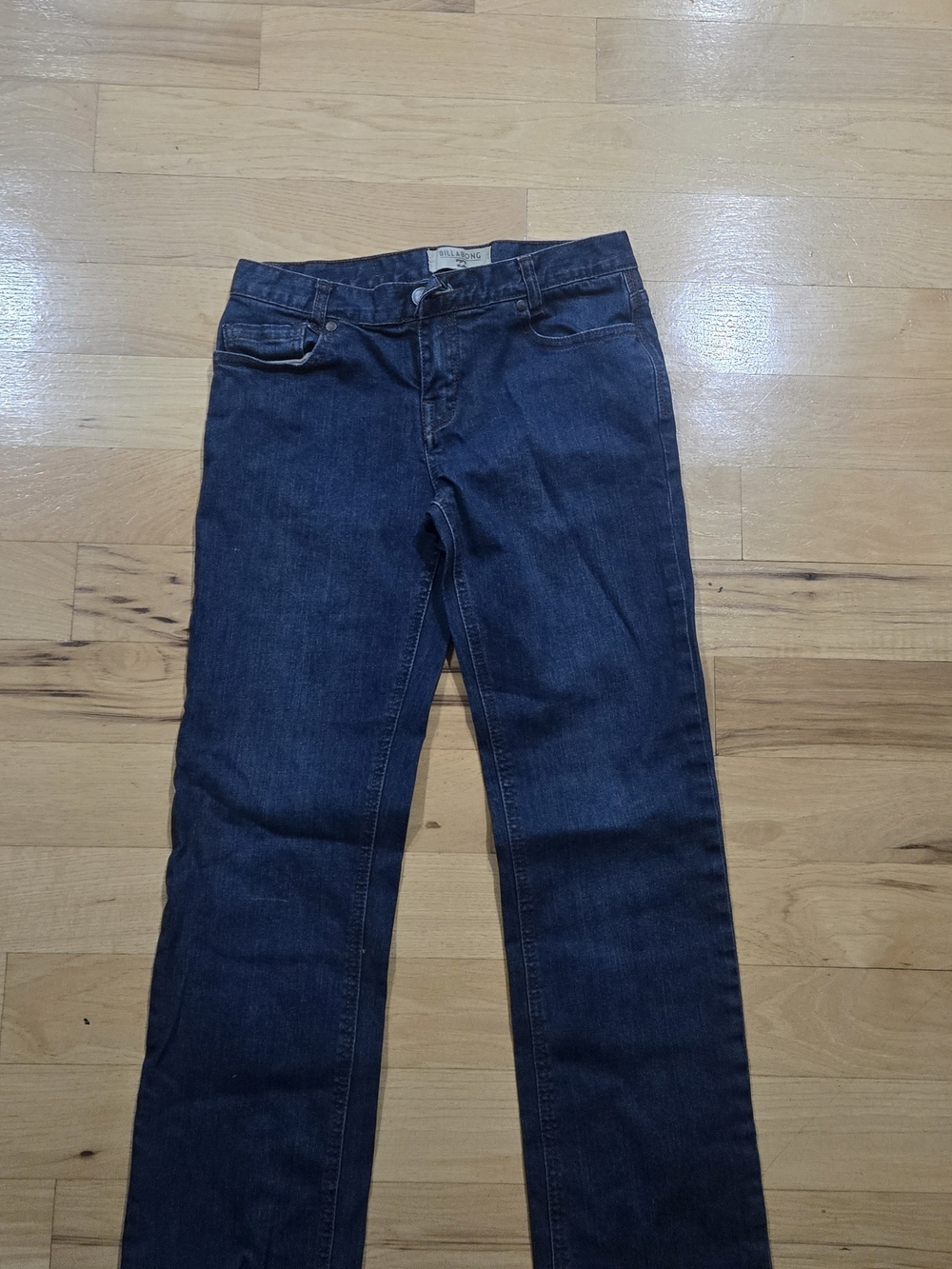Dark Wash Straight Leg Jeans